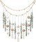 Citrus; Artificial Eucalyptus Wall Decor with Seashells – 32x32 Inch Coastal Boho Wall Hanging with Starfish, Conch & Wooden Bead Garland for Bedroom, Bathroom, Living Room & Beach House Decor; Category:Tabletop Decor; Image:2